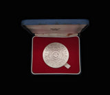 1977 Elizabeth II Silver Jubilee 57mm Silver Medal - Cased