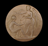 1908 Cope & Nicol School Of Painting 57mm Medal - By Bowcher