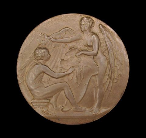 1908 Cope & Nicol School Of Painting 57mm Medal - By Bowcher