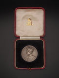 1911 Investiture Of Edward Prince Of Wales 35mm Silver Medal - Cased