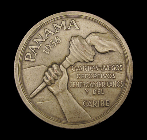Panama 1938 Central American & Caribbean Games 90mm Medal