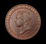 1887 Victoria Golden Jubilee 39mm Bronze Medal - By Heaton
