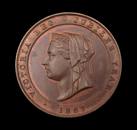 1887 Victoria Golden Jubilee 39mm Bronze Medal - By Heaton