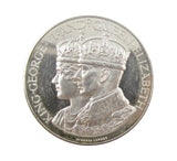 1937 George VI Coronation Westminster Abbey 35mm Silver Medal - By Pinches