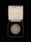 1908 Edward VII Board Of Education 51mm Silver Medal - Cased