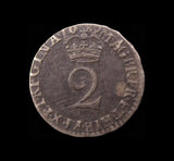 William & Mary 1689 Maundy Twopence - VF