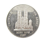 1937 George VI Coronation Westminster Abbey 35mm Silver Medal - By Pinches