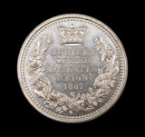 1887 Golden Jubilee Lancaster 37mm White Metal Medal - By Pinches