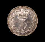 Victoria 1854 Threepence - EF