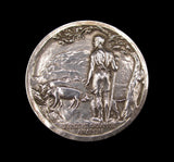 1926 & 1927 National Pig Breeders Association 51mm Silver Medals