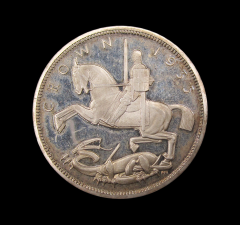 George V 1935 Proof Crown - nFDC