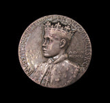 1911 Investiture Of Edward Prince Of Wales 35mm Silver Medal