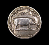 1926 & 1927 National Pig Breeders Association 51mm Silver Medals