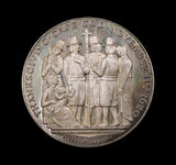 1970 Mayflower 350th Anniversary 38mm Silver Medal - By Pinches