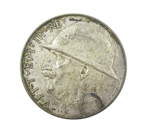 Italy 1928 WWI Anniversary 20 Lire - GVF