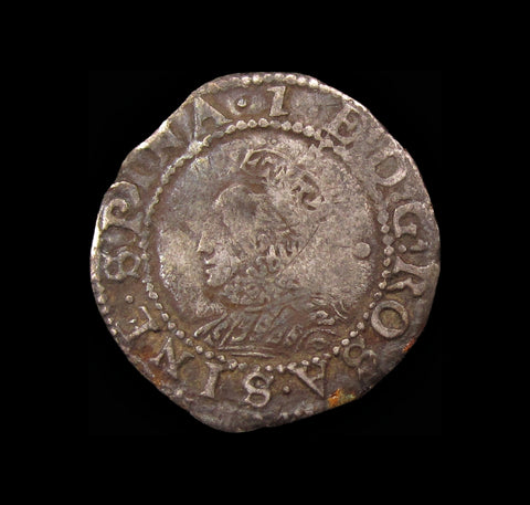 Elizabeth I 1601-1602 Hammered Penny - mm 1