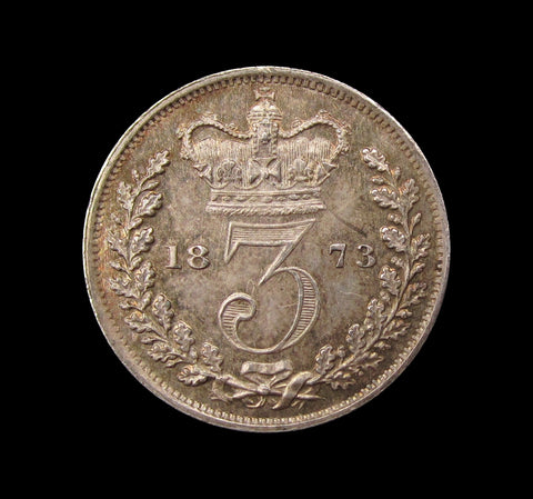 Victoria 1873 Threepence - A/UNC
