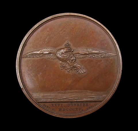 France 1815 Return Of Napoleon To Paris 41mm Medal - By Andrieu