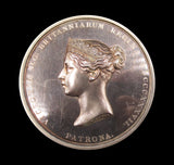 1837 Victoria Royal Academy Of Arts 55mm Silver Medal - By Wyon