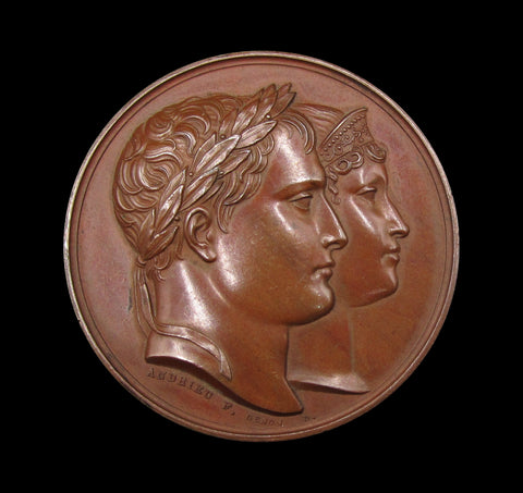 France 1811 Birth of King of Rome 41mm Medal - By Andrieu