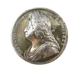 1727 Coronation Of George II 34mm Silver Medal - By Croker