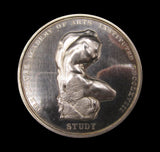 1837 Victoria Royal Academy Of Arts 55mm Silver Medal - By Wyon