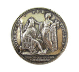 1727 Coronation Of George II 34mm Silver Medal - By Croker