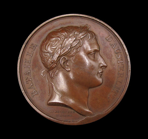 France 1805 Napoleon Battle Of Austerlitz 41mm Medal - By Andrieu
