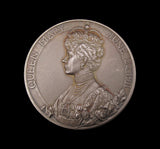 1911 George V Coronation 51mm Silver Medal - Cased