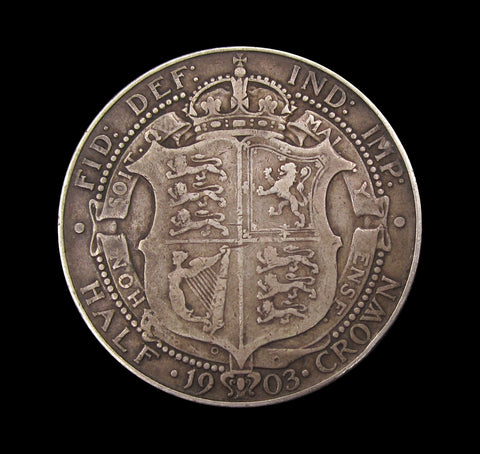 Edward VII 1903 Halfcrown - Fine