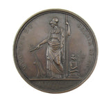 Italy 1824 Death Of Cardinal Hercules Consalvi 54mm Medal