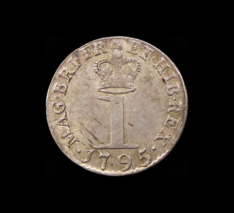 George III 1795 Maundy Penny - GVF