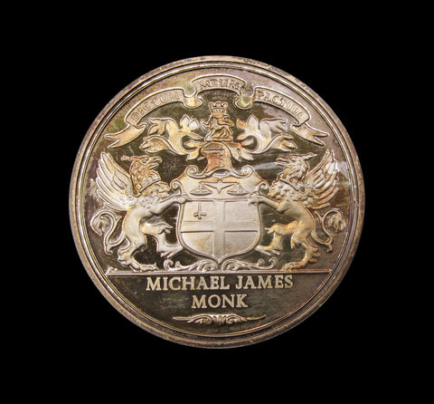 1972 New Stock Exchange Silver Brokers Pass Medal - Cased