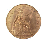 Edward VII 1906 Penny - A/UNC