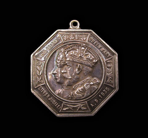 1935 George V Silver Jubilee London Carthorse Society Silver Medal - By Mappin Webb