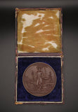 New Zealand 1865 Dunedin Exhibition 64mm Bronze Medal - By Wyon