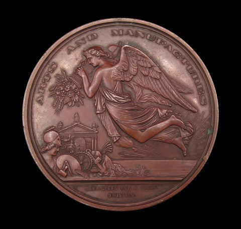 1865 Dublin International Exhibition 75mm Bronze Medal