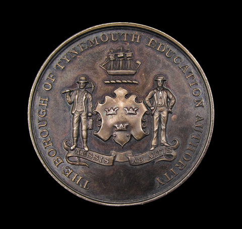 1904 Tynemouth Education Authority 45mm Silver Medal