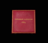 France 1884 Assemblee Nationale 73mm Bronze Medal - By Chaplain