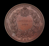 1865 Dublin International Exhibition 75mm Bronze Medal