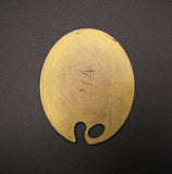c.1800 Royal Academy London British School Gilt Oval Medal