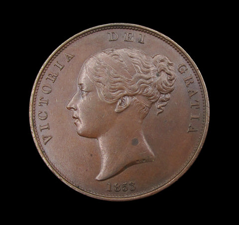 Victoria 1853 Penny - EF