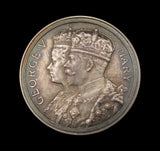 1911 Coronation Of George V 36mm Silver Medal - By Bowcher