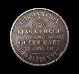 1911 Coronation Henry Clarke Garden Party 27mm Silver Medal