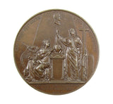 France 1822 Monument To The Duke Of Berry 51mm Medal - By Caque