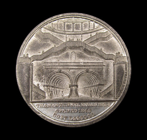 1843 Opening Of The Thames Tunnel 36mm Medal - By Griffin