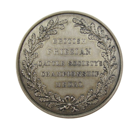 1929 British Friesian Cattle Society 51mm Silver Championship Medal