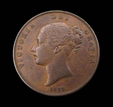 Victoria 1855 Penny - GVF