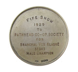 1929 British Friesian Cattle Society 51mm Silver Championship Medal