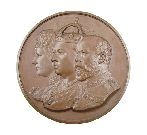1894 Opening Of Tower Bridge 76mm Bronze Medal - By Bowcher